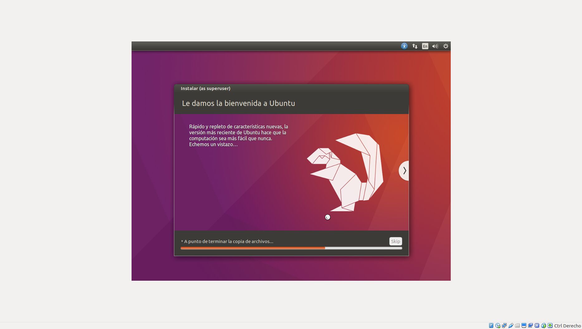 Instalación de Ubuntu 16.04