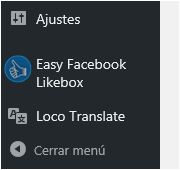 menu easy facebook likebox