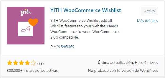 Descargar YITH WooCommerce Wishlist Plugin