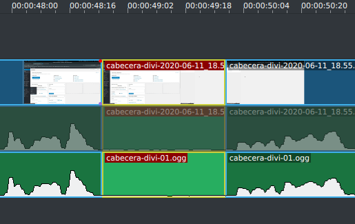 Kdenlive, cortar pista