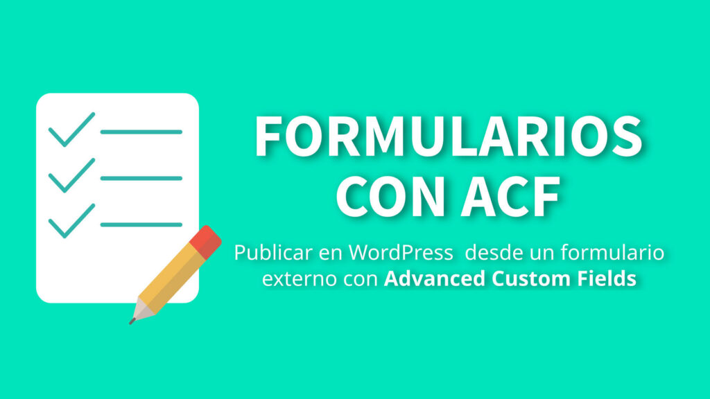 Banner Formularios con Advanced Custom Fields